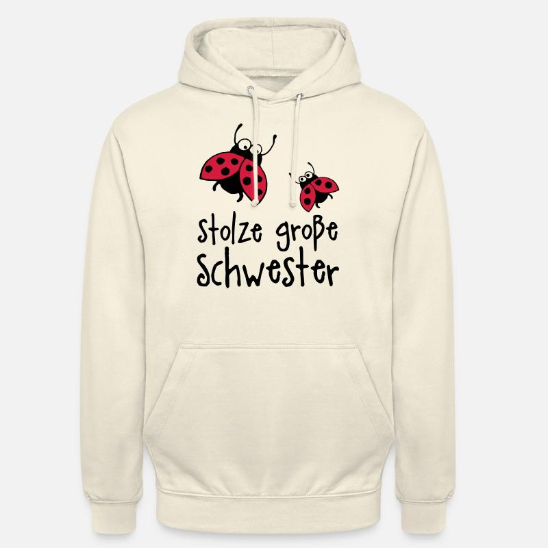 stolze_grosse_schwester_a_2c - Unisex Hoodie - Vanille-Milchshake