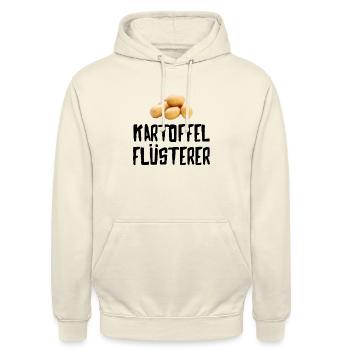 Kartoffel Flüsterer - Unisex Hoodie - Vanille-Milchshake - Vorne - Alina (178cm) & Michal (187cm)