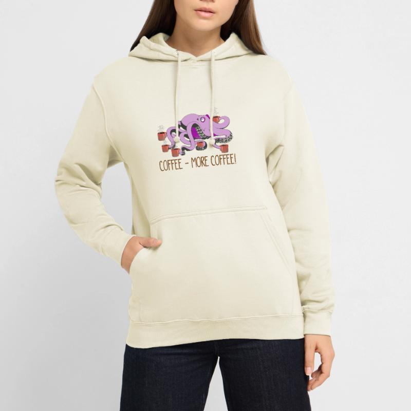OktoCoffee – Octopus needs more coffee Unisex Hoodie