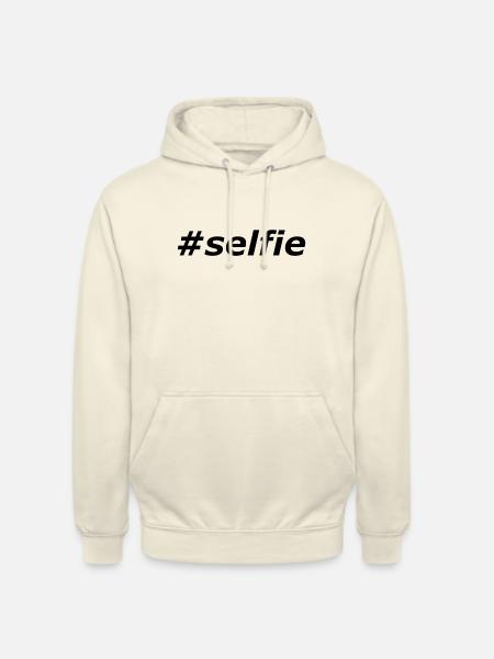 #selfie - Unisex Hoodie - Vanille-Milchshake