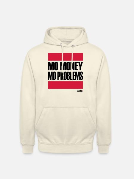 PROBLÈMES PLUS PLUS D'ARGENT - Sweat-shirt à capuche unisexe - vanille