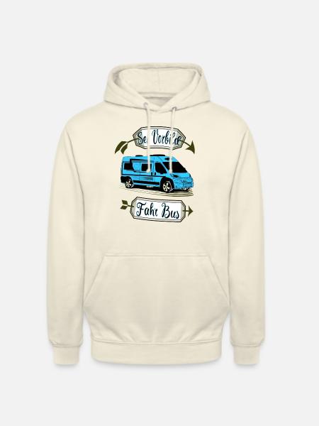 Kastenwagen Van Design 6m TK - Unisex Hoodie - Vanille-Milchshake