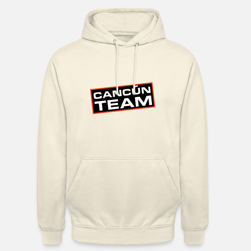 L’équipe de Cancún - Sweat-shirt à capuche unisexe - vanille