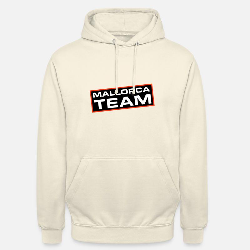 Équipe de Majorque - Sweat-shirt à capuche unisexe - vanille