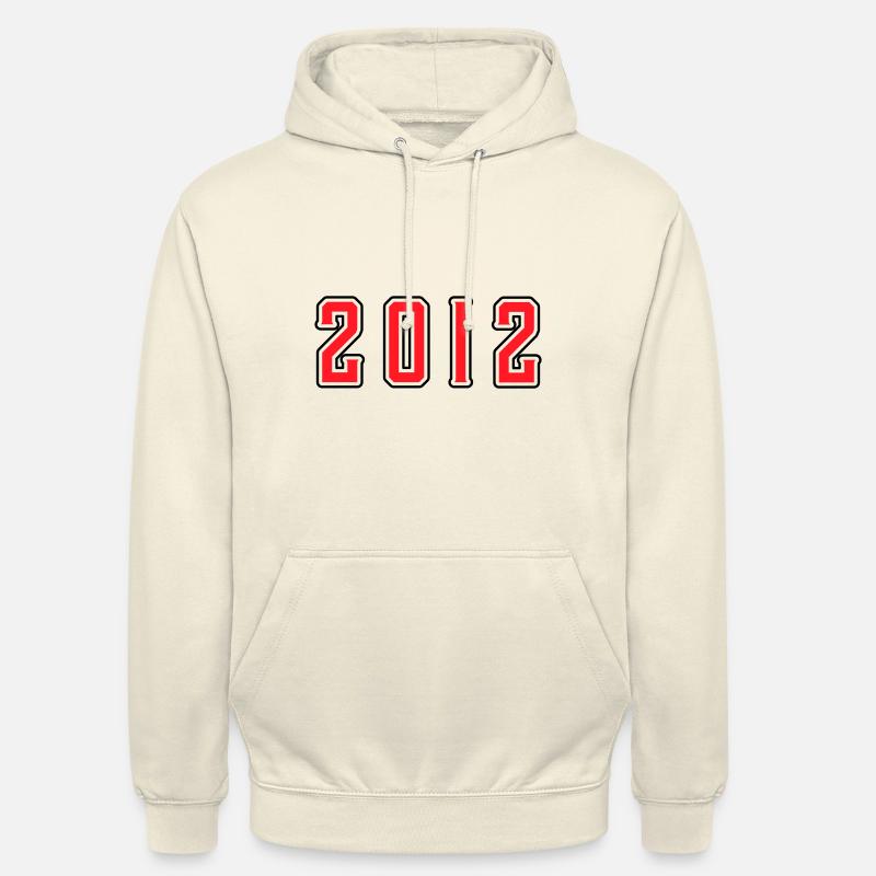 Anniversaire 2012 - Sweat-shirt à capuche unisexe - vanille