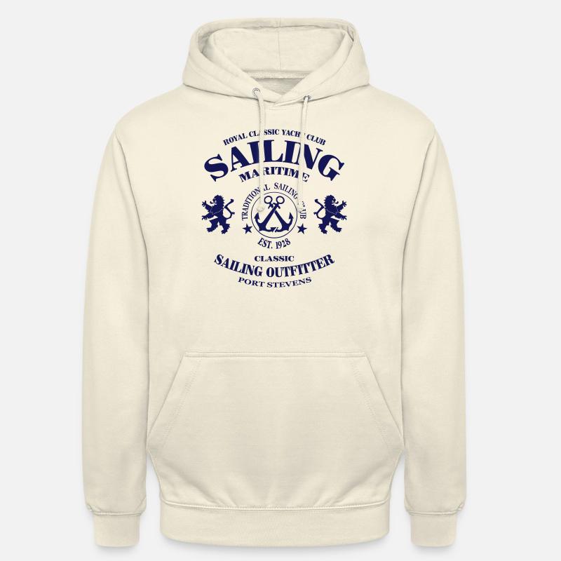 Maritime Sailing - Felpa con cappuccio unisex - milkshake