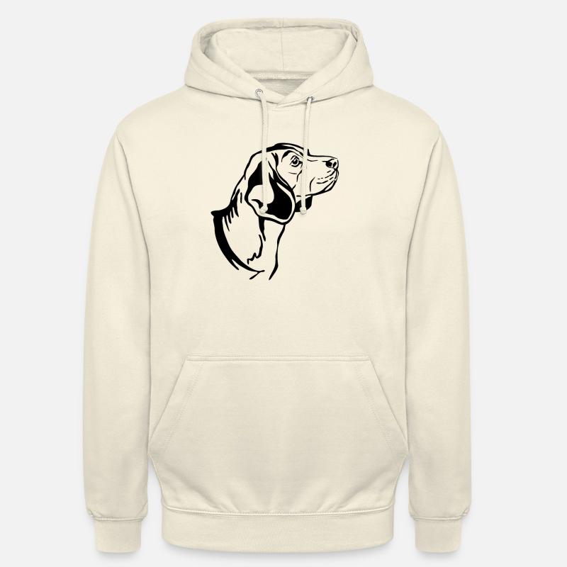 Beagle - Sweat-shirt à capuche unisexe - vanille