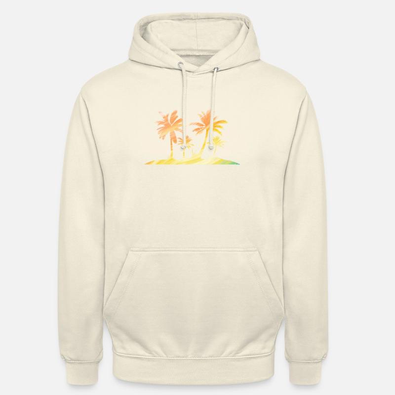 Einsame Insel Regenbogen Bunt - Unisex Hoodie - Vanille-Milchshake