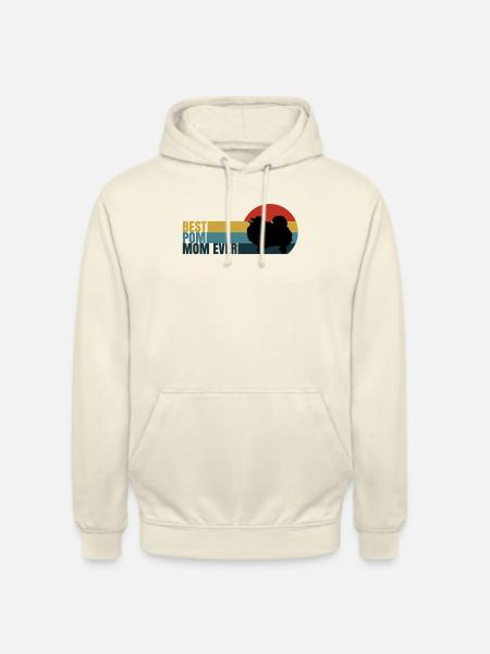 Spitz Pomeranian Zwergspitz Hund - Unisex Hoodie - Vanille-Milchshake