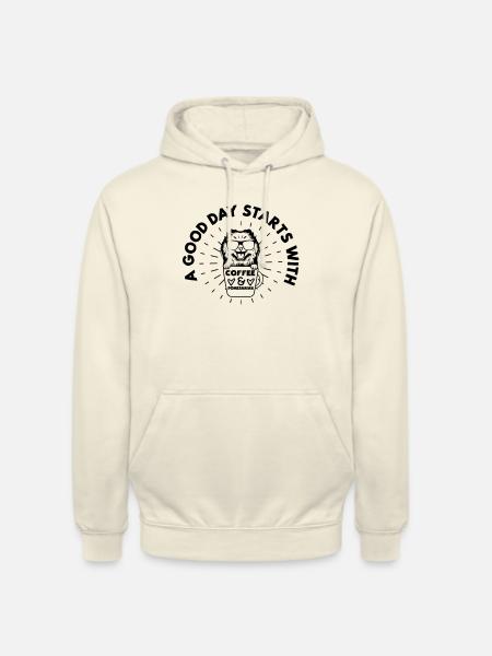 Spitz Pomeranian Zwergspitz Dog - Unisex Hoodie - vanilla