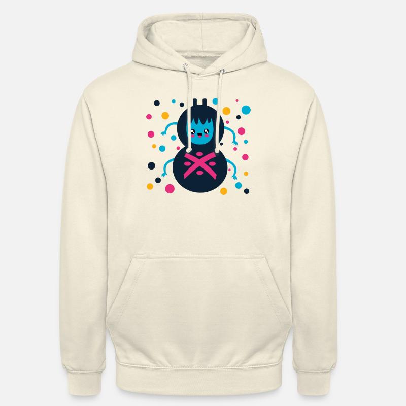 cute spider, gift, spinner - Unisex Hoodie - vanilla