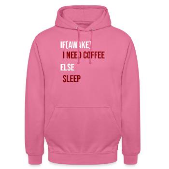 If Awake Second Edition - Unisex Hoodie - Pink - Vorne - Alina (178cm) & Michal (187cm)