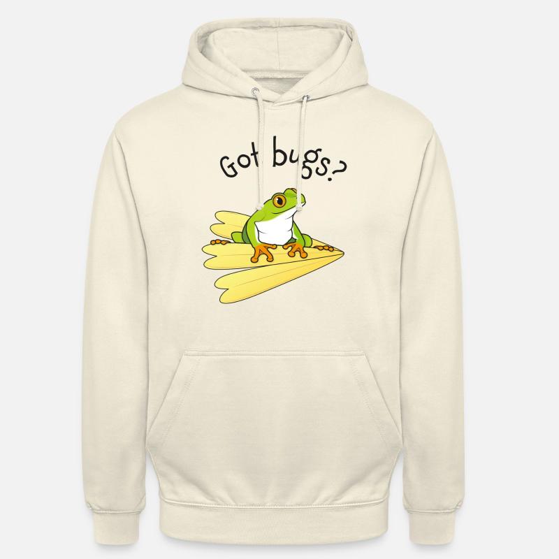 Le rêve de grenouille - Sweat-shirt à capuche unisexe - vanille