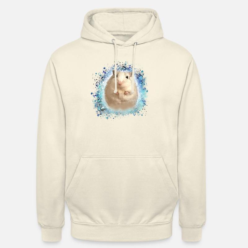 Springmaus,maus,graffiti,malerei,spitzmaus - Unisex Hoodie - Vanille-Milchshake