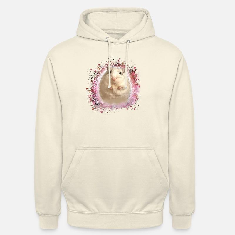 Springmaus,maus,graffiti,malerei,spitzmaus - Unisex Hoodie - Vanille-Milchshake