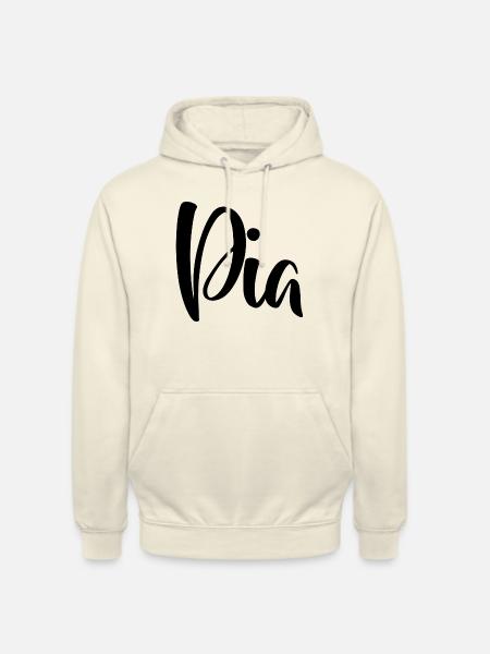Name - Pia - Unisex Hoodie - Vanille-Milchshake