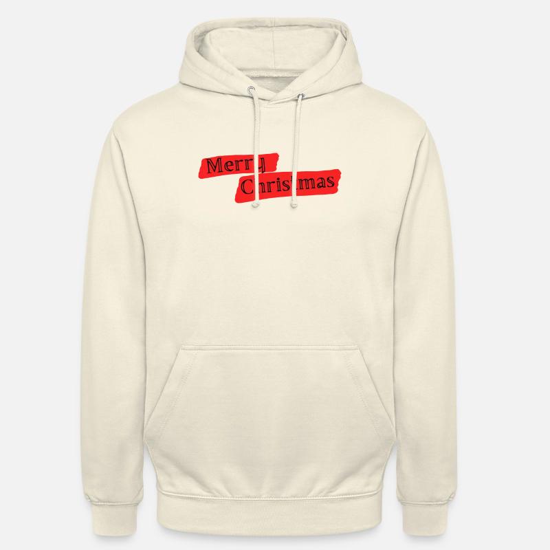 Merry Christmas - Sweat-shirt à capuche unisexe - vanille