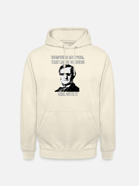 Music Meme Wagner "14 Hours" - Unisex Hoodie - vanilla