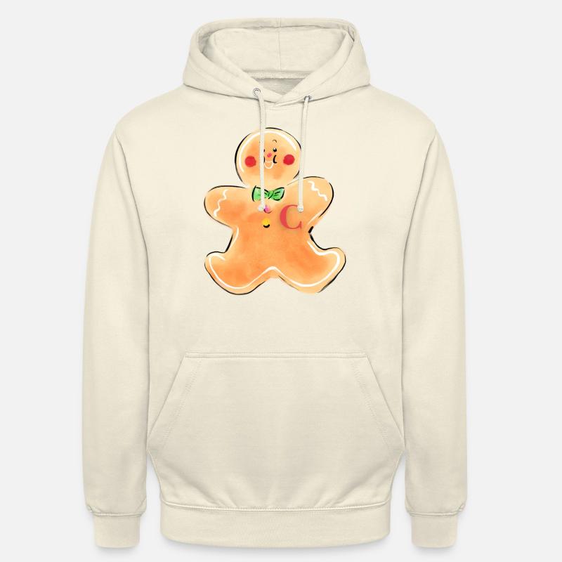Lebkuchenmann "C" - Unisex Hoodie - Vanille-Milchshake