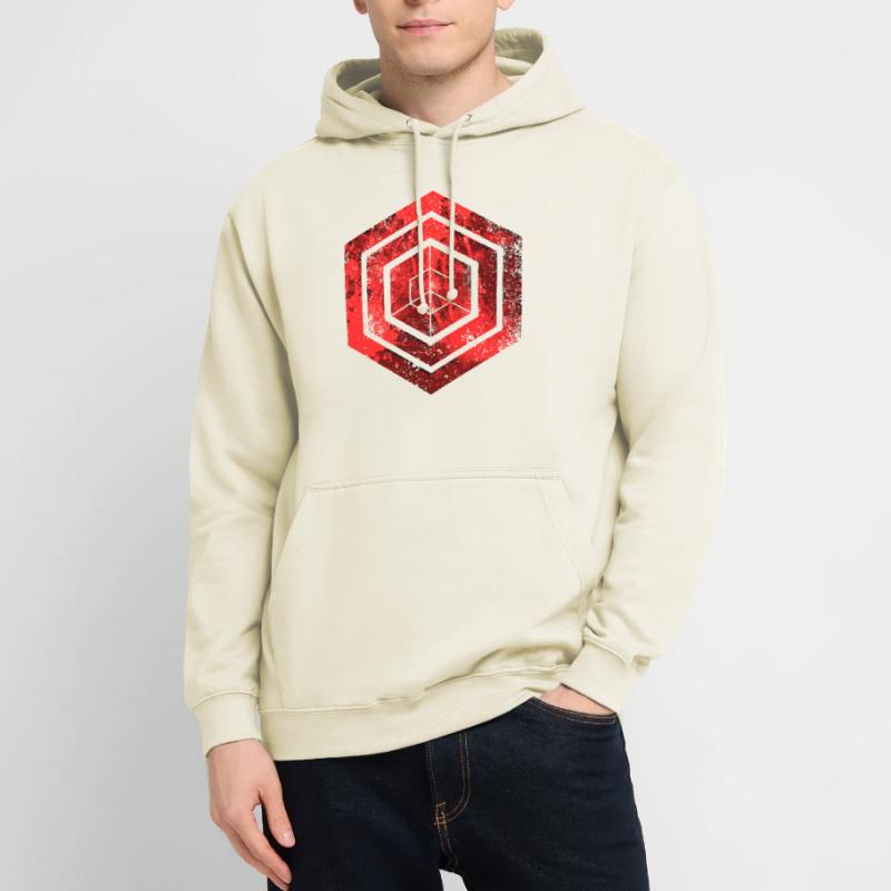 Codage géométrique du programmeur de programmation hexagonale Sweat-shirt à capuche unisexe