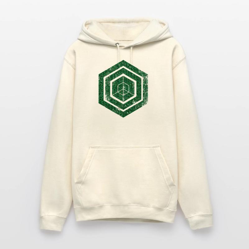 Codage géométrique du programmeur de programmation hexagonale Sweat-shirt à capuche unisexe