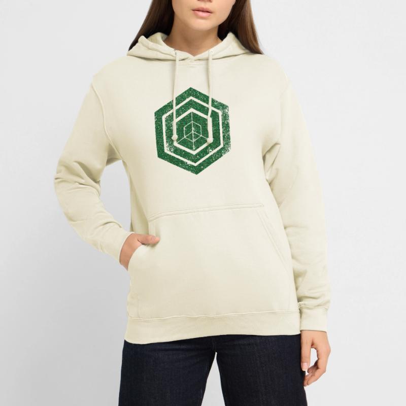 Hexagon-Programmierung Programmierer Codierung geometrisch Unisex Hoodie