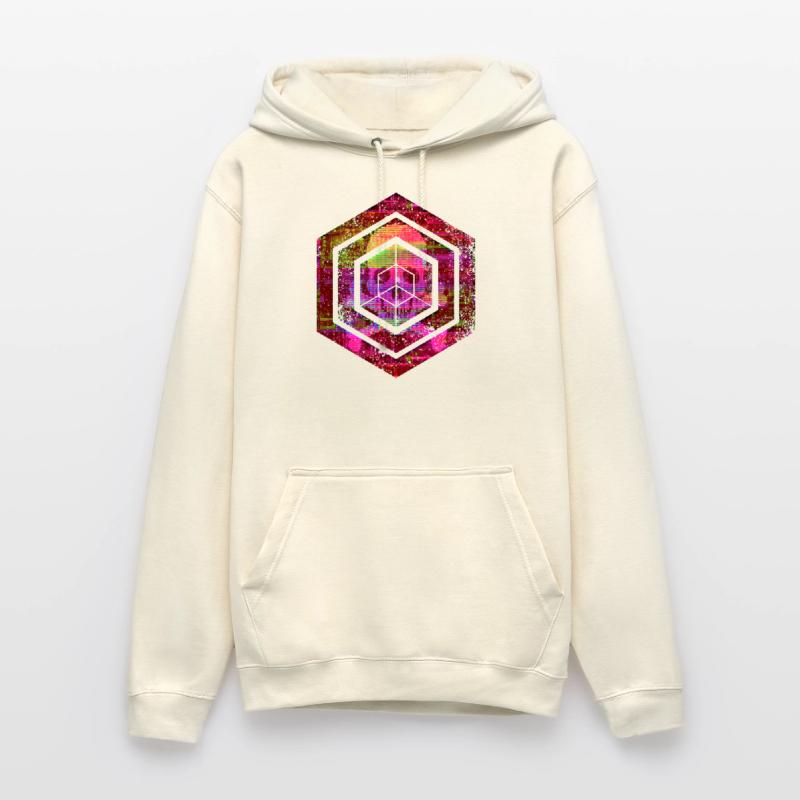 Codage géométrique du programmeur de programmation hexagonale Sweat-shirt à capuche unisexe