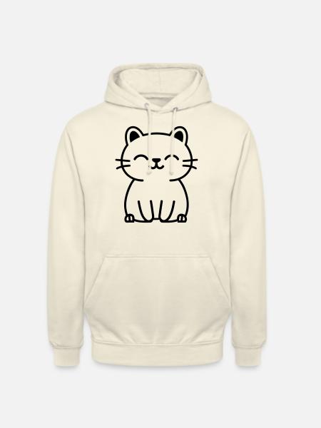 Katze - Unisex Hoodie - Vanille-Milchshake