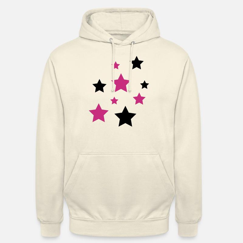 Star, les étoiles - Sweat-shirt à capuche unisexe - vanille