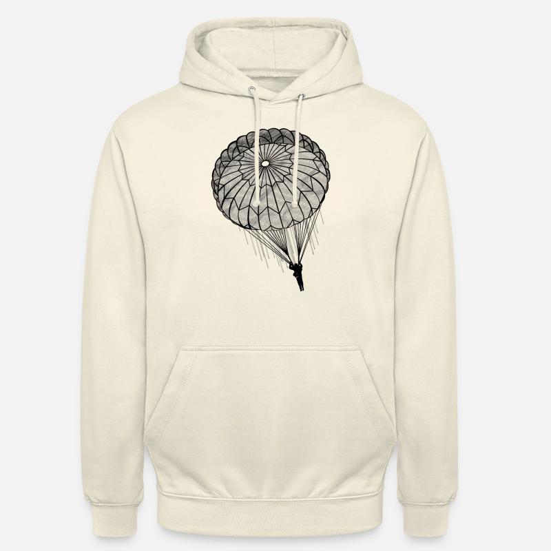 Fallschirmjäger Fallschirm Rundkappe Falli - Unisex Hoodie - Vanille-Milchshake