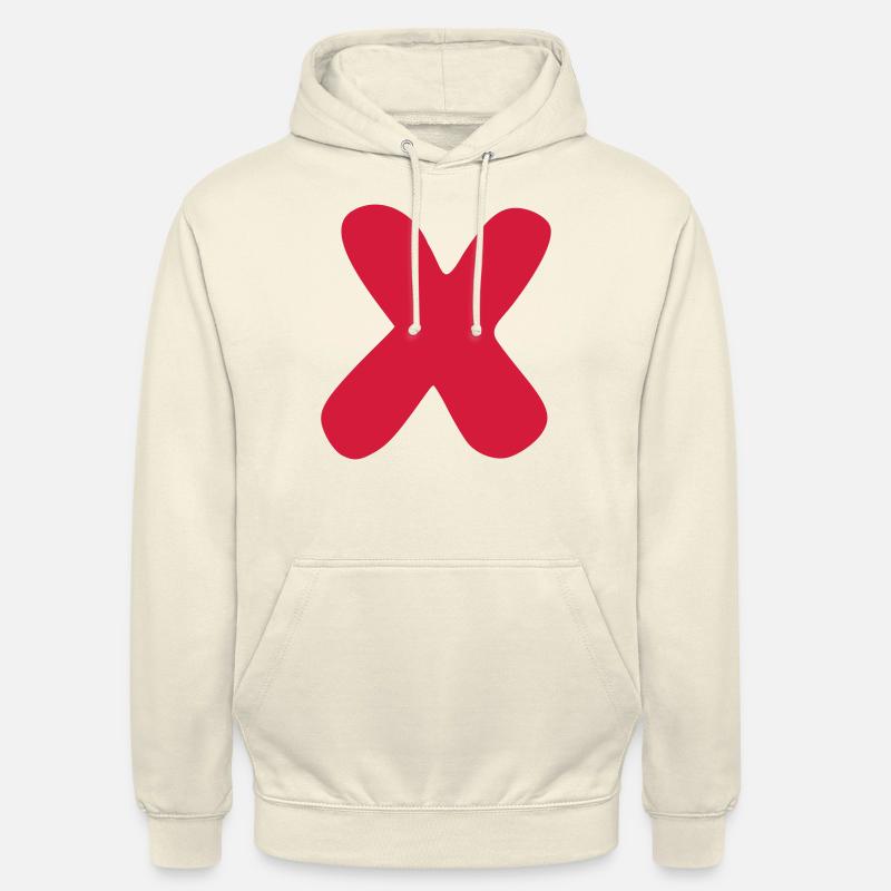 x Déclaration Croix Icône - Sweat-shirt à capuche unisexe - vanille