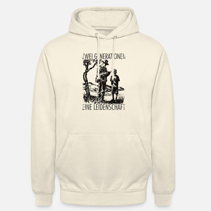 Zwei Generationen Eine Leidenschaft - Unisex Hoodie - Vanille-Milchshake