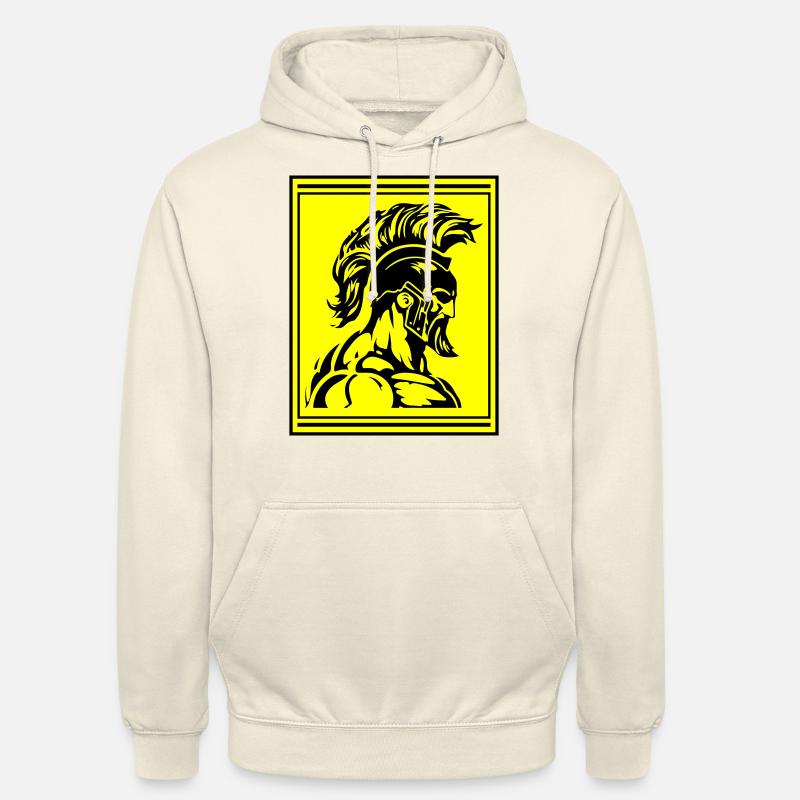 Muscles de gladiateurs guerriers spartiates - Sweat-shirt à capuche unisexe - vanille