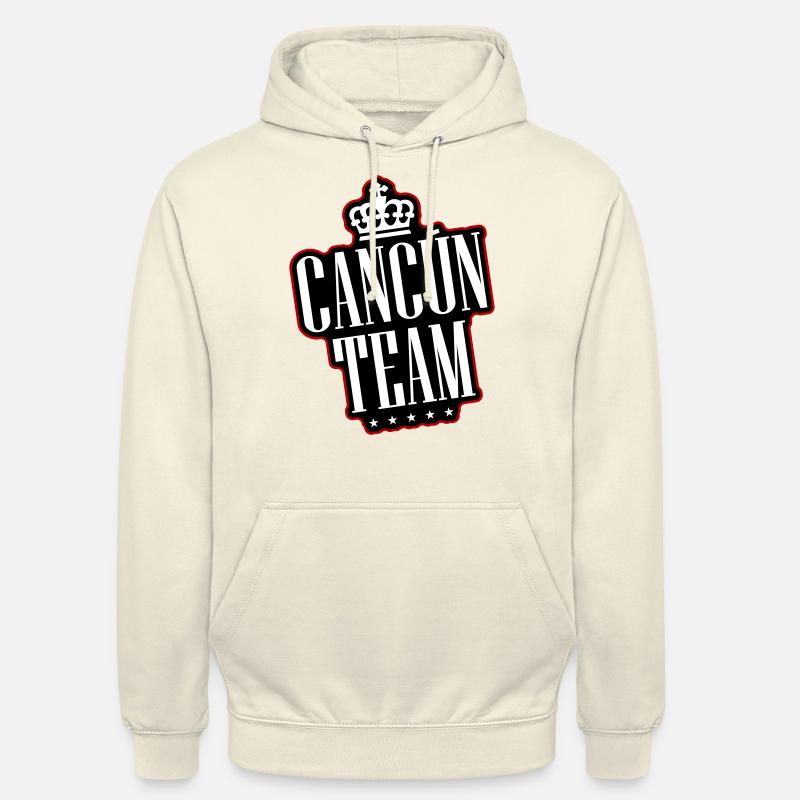 L’équipe de Cancún - Sweat-shirt à capuche unisexe - vanille