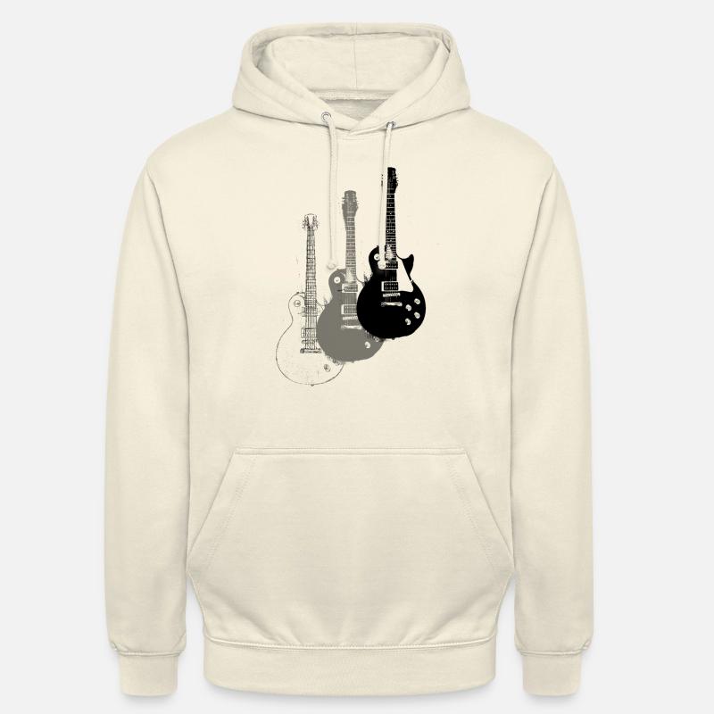 Guitares E - Sweat-shirt à capuche unisexe - vanille
