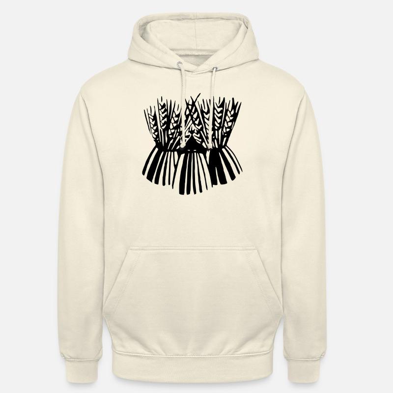 getreide corn cereal wheat weizen veggie gemuese v - Unisex Hoodie - Vanille-Milchshake