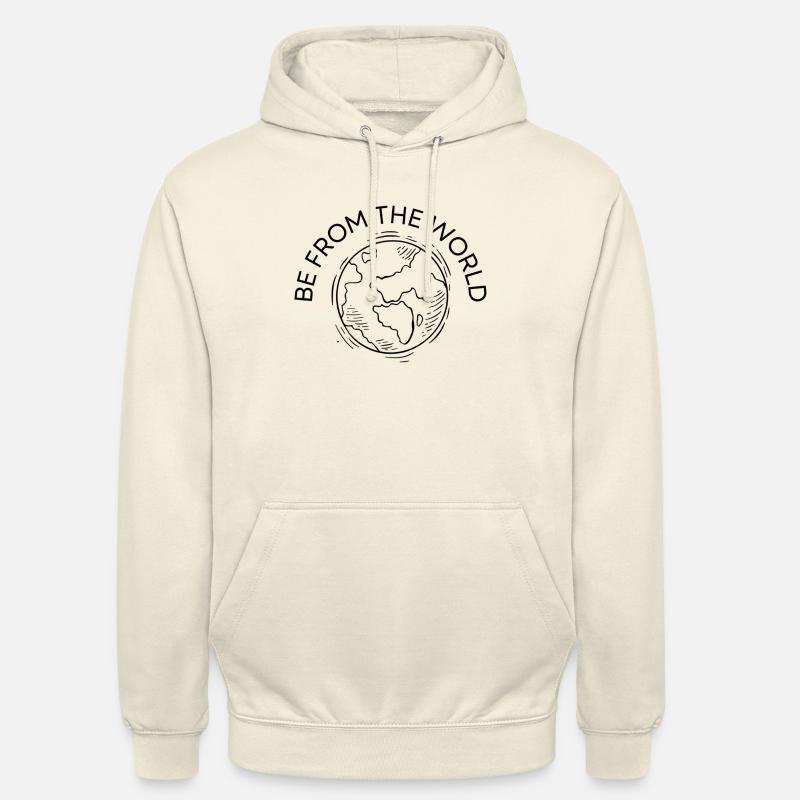 Sei von der Welt - Unisex Hoodie - Vanille-Milchshake