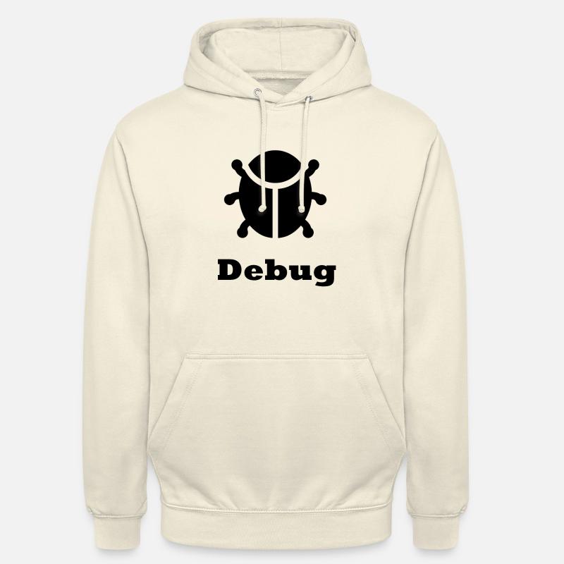 Debug - Sweat-shirt à capuche unisexe - vanille