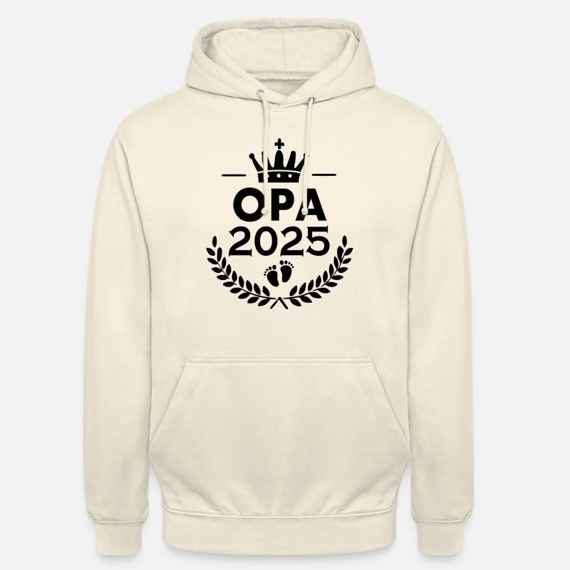 Nonno 2025 - Felpa con cappuccio unisex - milkshake