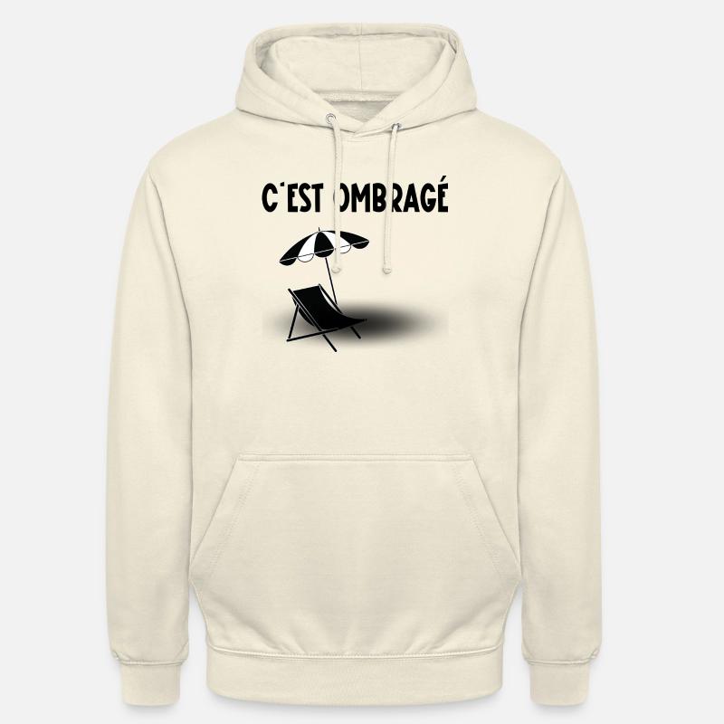 c'est ombragé - Sweat-shirt à capuche unisexe - vanille