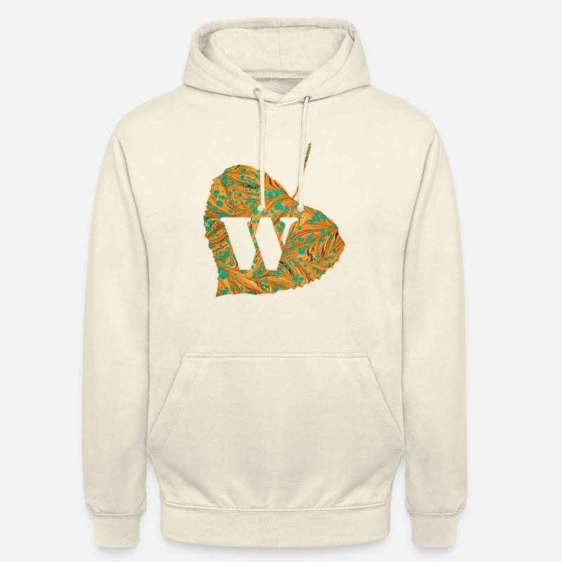 Feuille E 95 W - Sweat-shirt à capuche unisexe - vanille