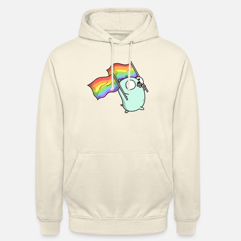 Gopher Pride - Sweat-shirt à capuche unisexe - vanille