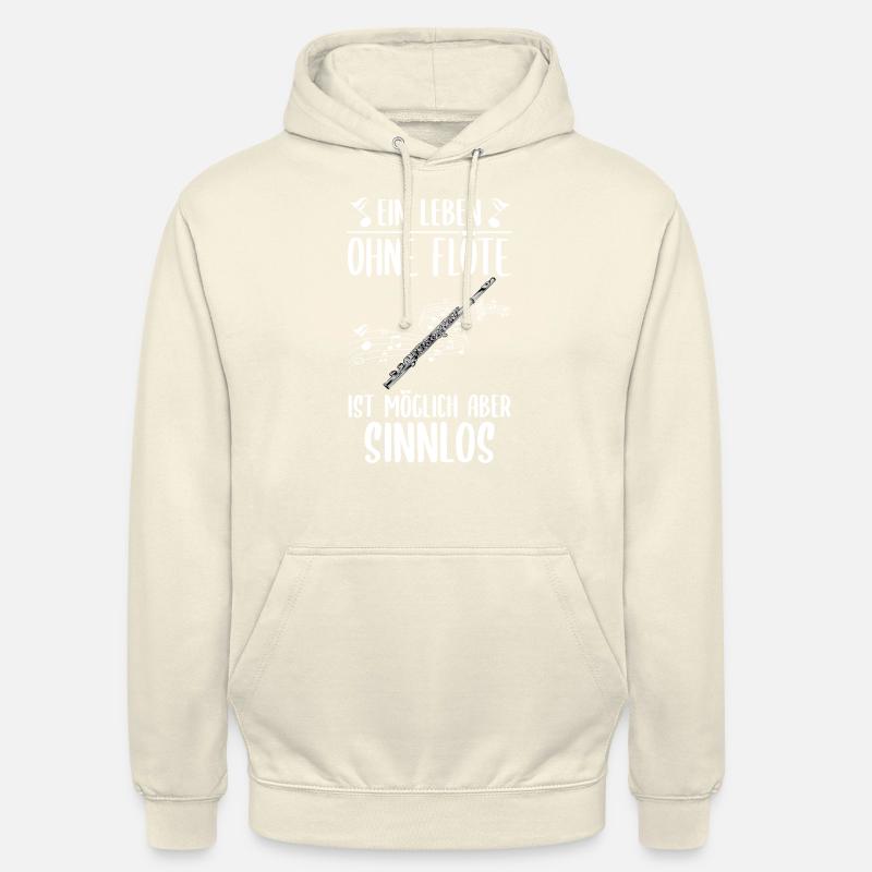 Querflöte - Unisex Hoodie - Vanille-Milchshake