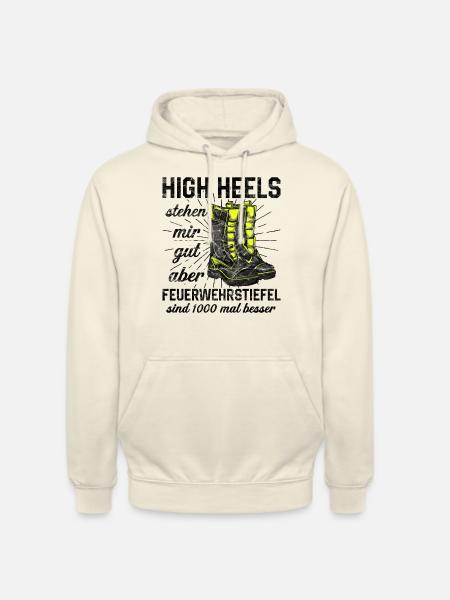 Feuerwehrfrau - Unisex Hoodie - Vanille-Milchshake