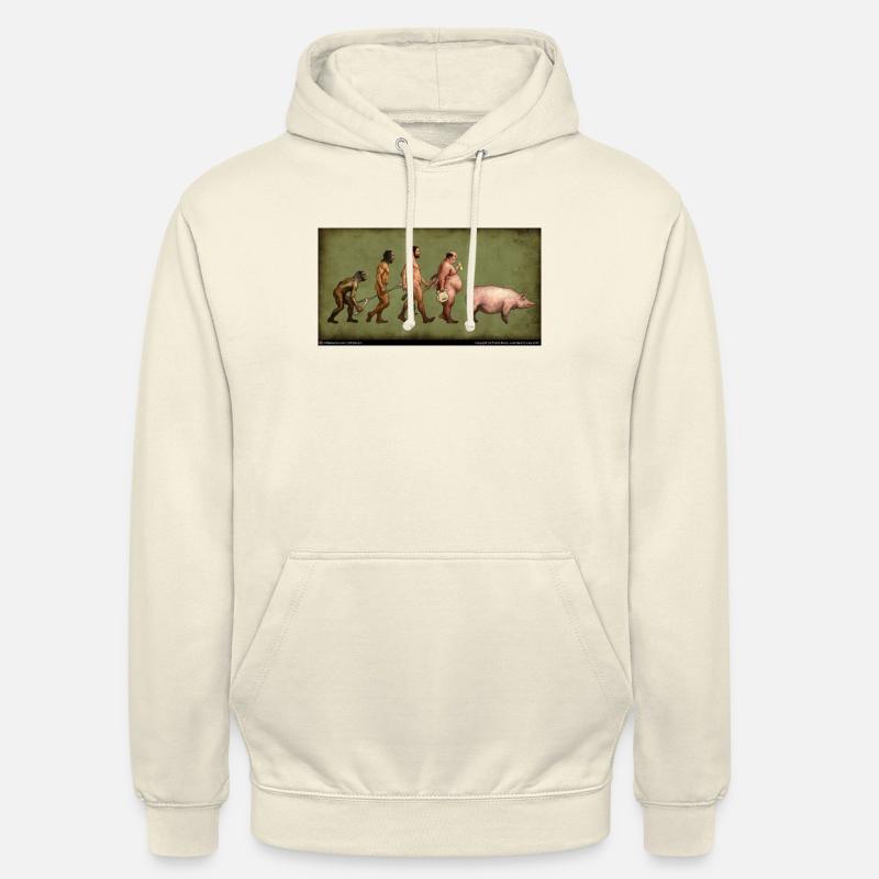 Evolution - Unisex Hoodie - Vanille-Milchshake