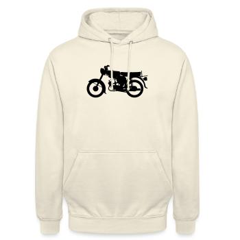 S51 Silhouette - Sweat-shirt à capuche unisexe - vanille - Devant - Alina (178cm) & Michal (187cm)