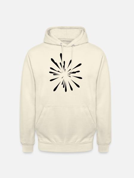 Eklat Stelle Malerei - Unisex Hoodie - Vanille-Milchshake