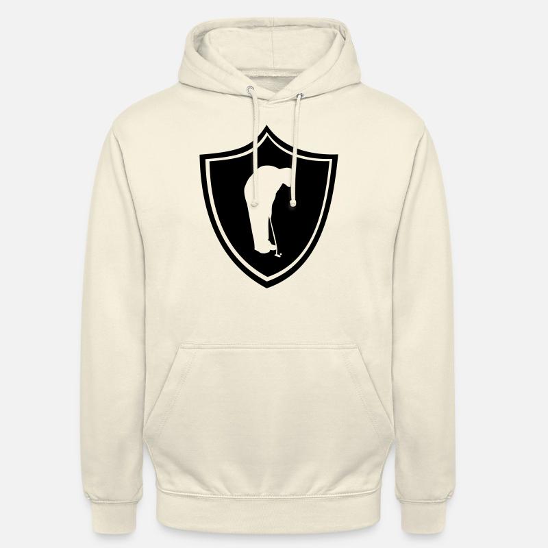 Mini-golf,golf,golf,drapeau,clubs de golf de golf - Sweat-shirt à capuche unisexe - vanille