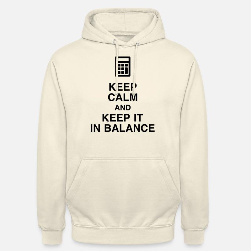 comptable / comptabilité / compter / chiffre - Sweat-shirt à capuche unisexe - vanille