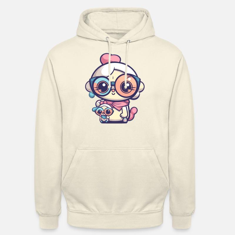 maman cool - Sweat-shirt à capuche unisexe - vanille